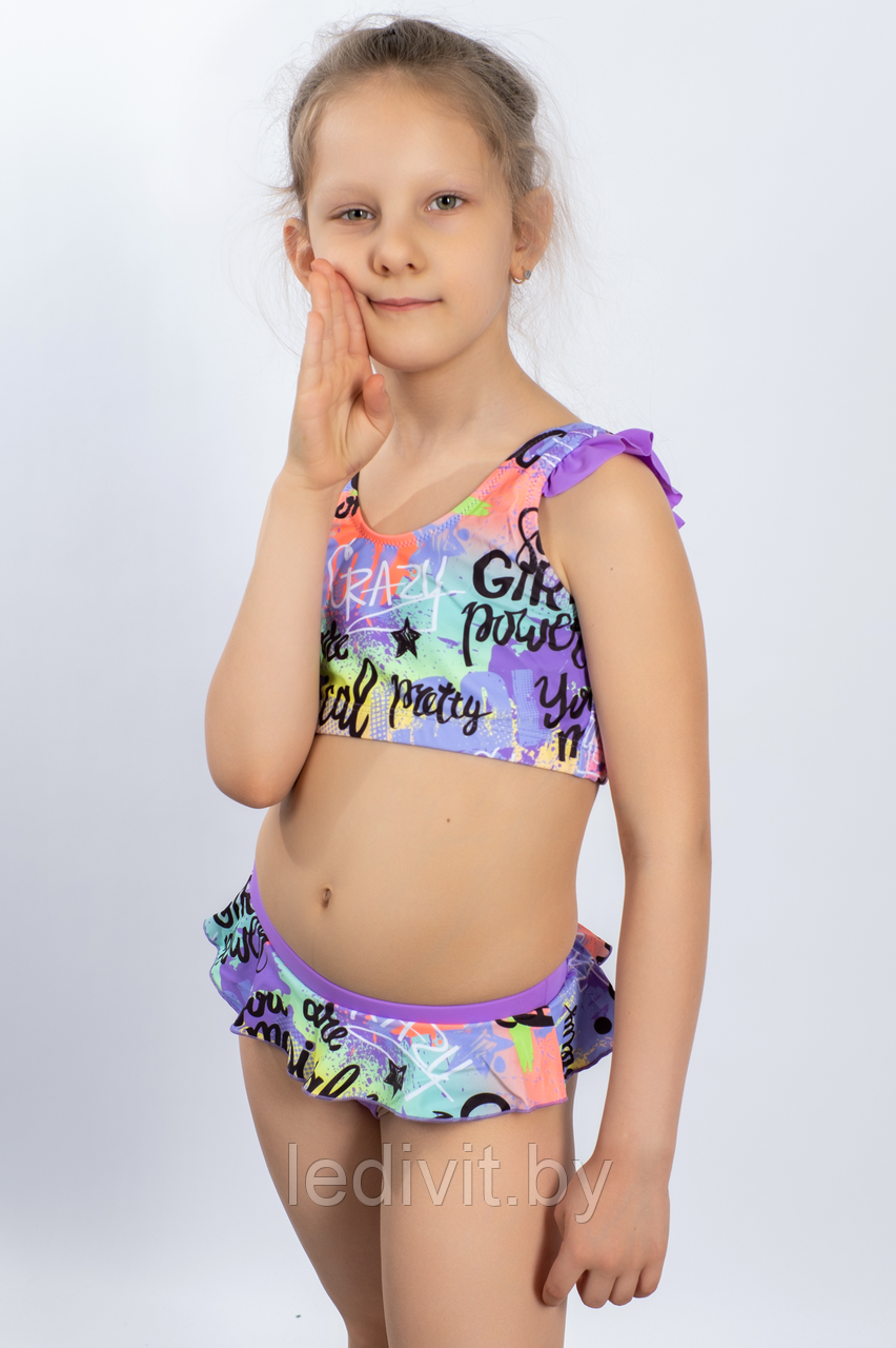 Купальник детский FW.WORLD артикул: FWWZ8807 оптом из 82% ПА, 18% спандекс- фото2