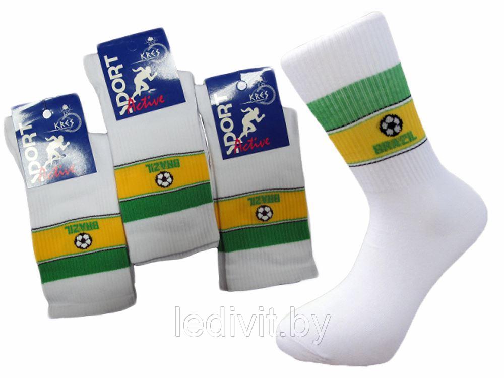 Носки мужские с рисунком белые- фото2