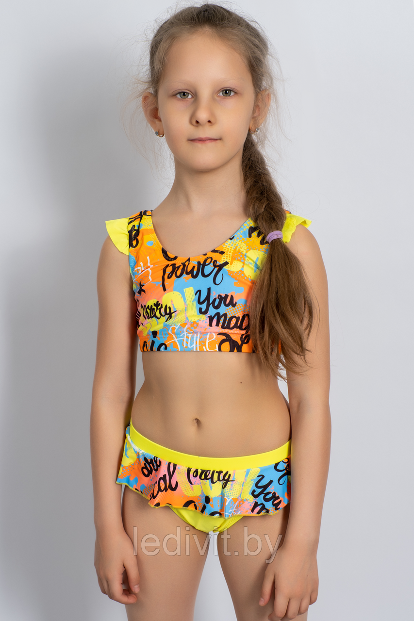 Купальник детский FW.WORLD артикул: FWWZ8807 оптом из 82% ПА, 18% спандекс- фото4