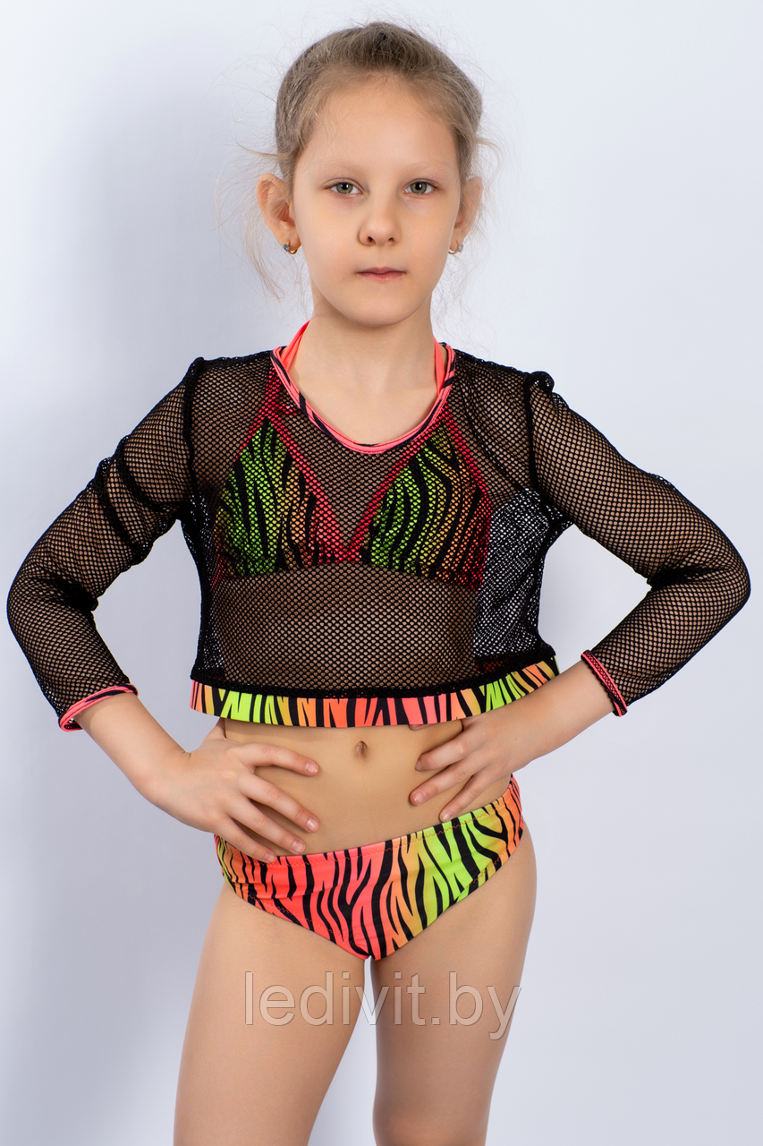 Купальник детский FW.WORLD артикул: FWWZ8838 оптом из 82% ПА, 18% спандекс- фото8