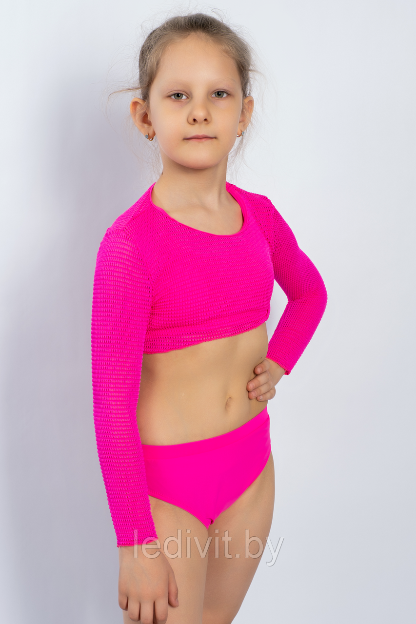 Купальник детский FW.WORLD артикул: FWWZ3348 оптом из 82% ПА, 18% спандекс- фото4