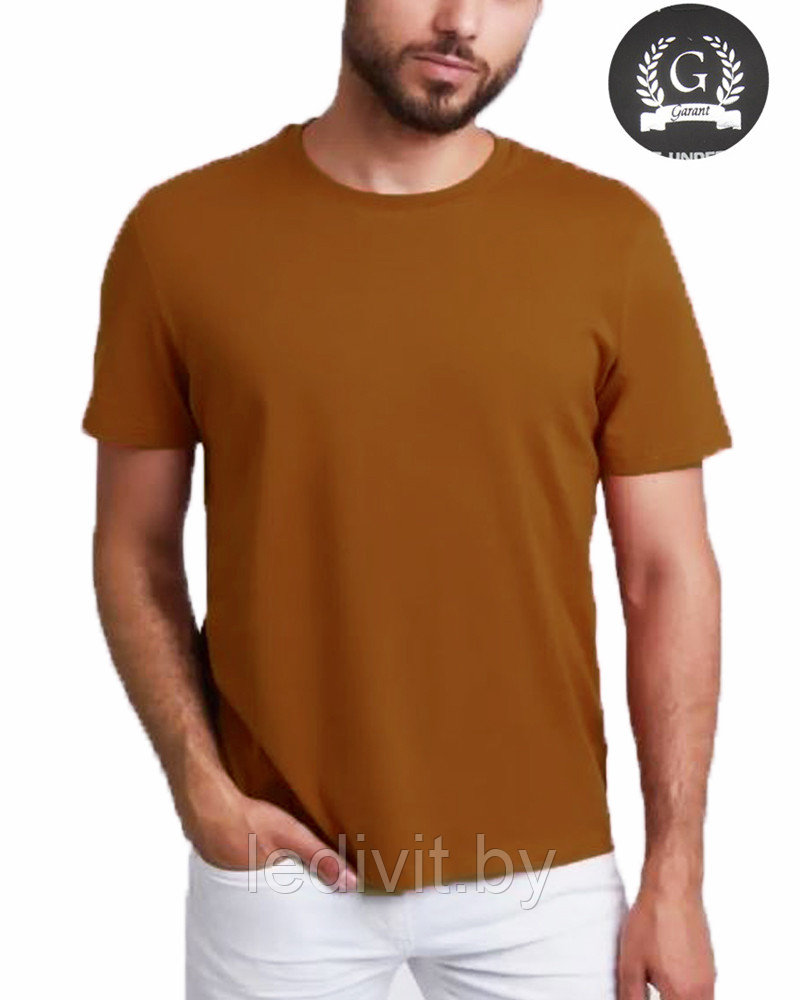 Футболка мужская терракот