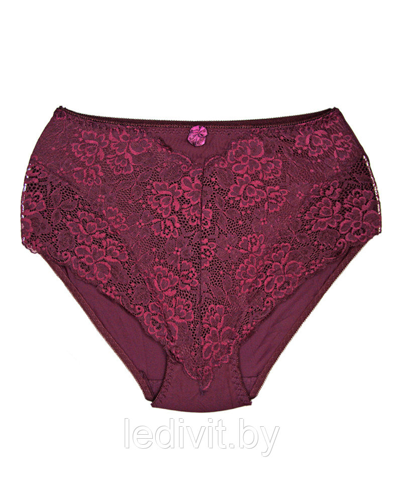 Женские трусы слипы с гипюром (большие размеры)