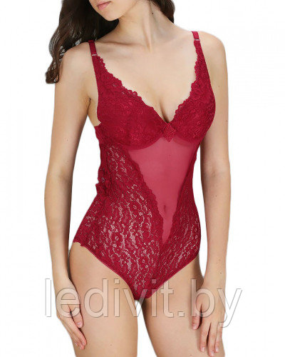 Боди-грация Арт:1843 -С вишневый Weiyesi-Porlloma Размер:С 75.