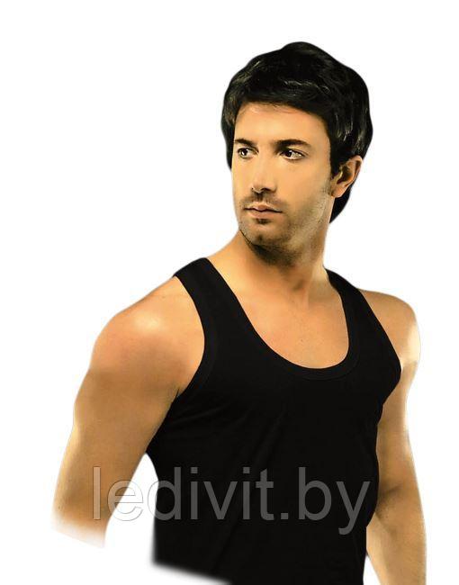 Черная мужская майка рибана