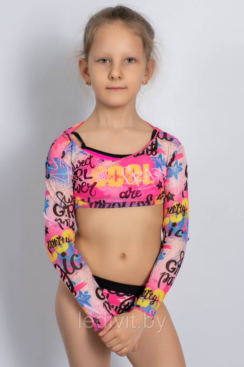 Купальник детский FW.WORLD артикул: FWWZ8829 оптом из 82% ПА, 18% спандекс - малиновый