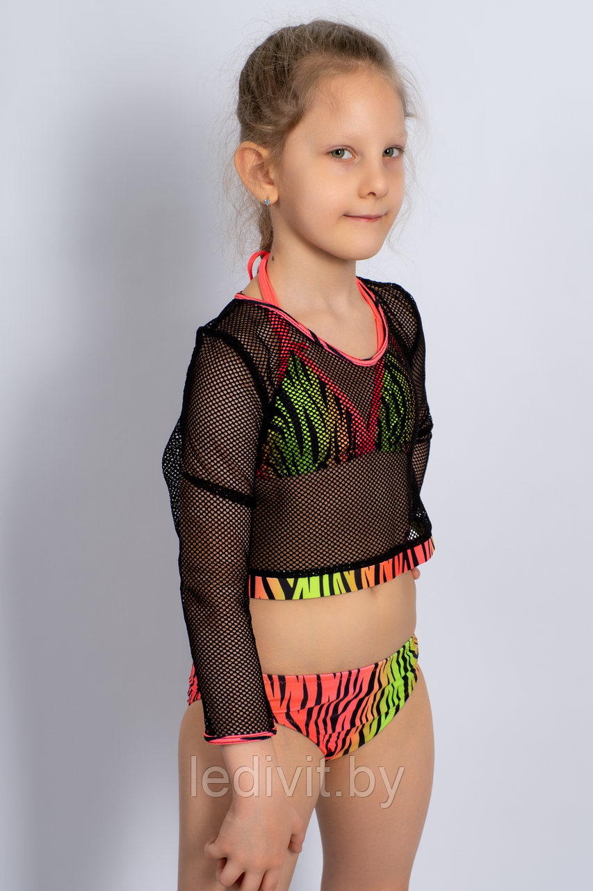 Купальник детский FW.WORLD артикул: FWWZ8838 оптом из 82% ПА, 18% спандекс- фото9