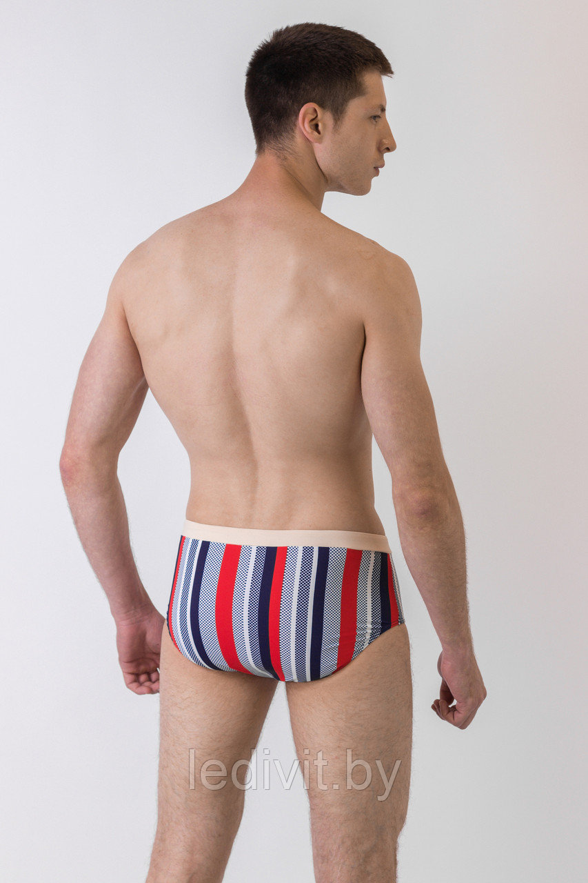 Плавки мужские Siman артикул: SN7157 из 80% ПА, 20% эластан оптом- фото3