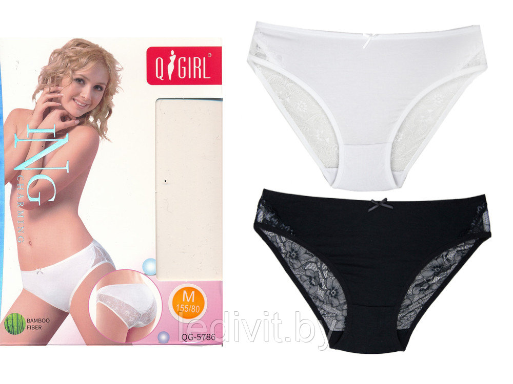 Трусы женские с кружевом- фото2