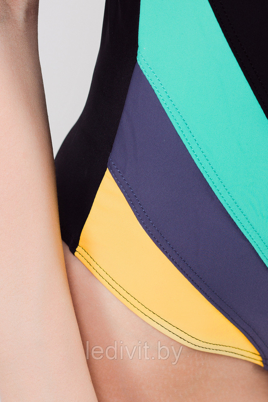 Слитный купальник Siman артикул: SNK70061 из 82% нейлон, 18% эластан оптом- фото3