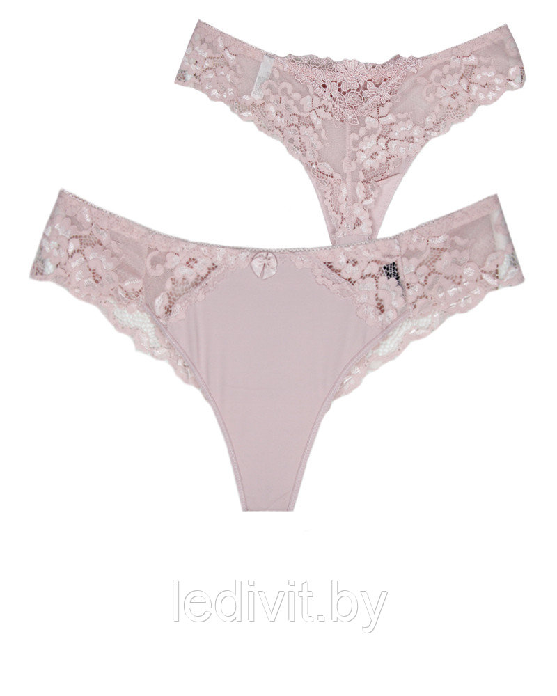 Трусы женские бразилиана кружевные- фото