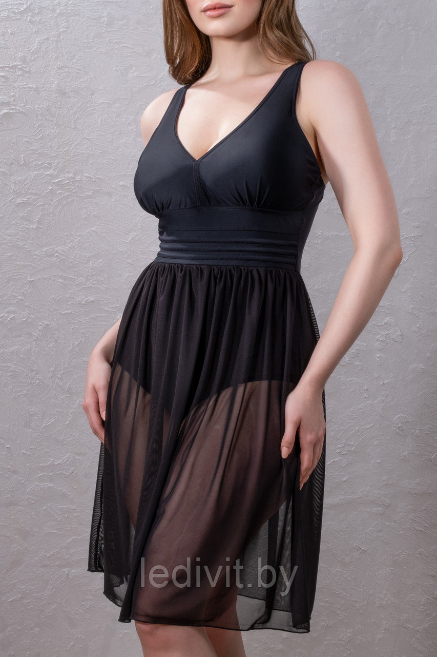 Слитный купальник Siman артикул: SN7182 из 82% ПА, 18% эластан оптом- фото3