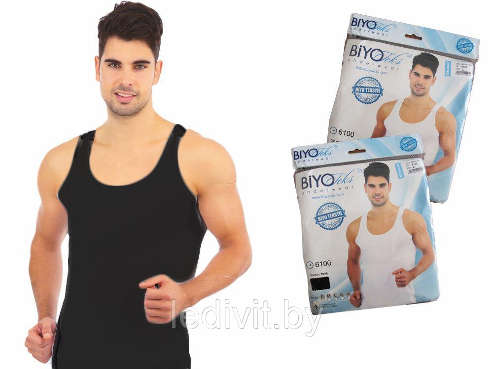 Майка мужская черная- фото2