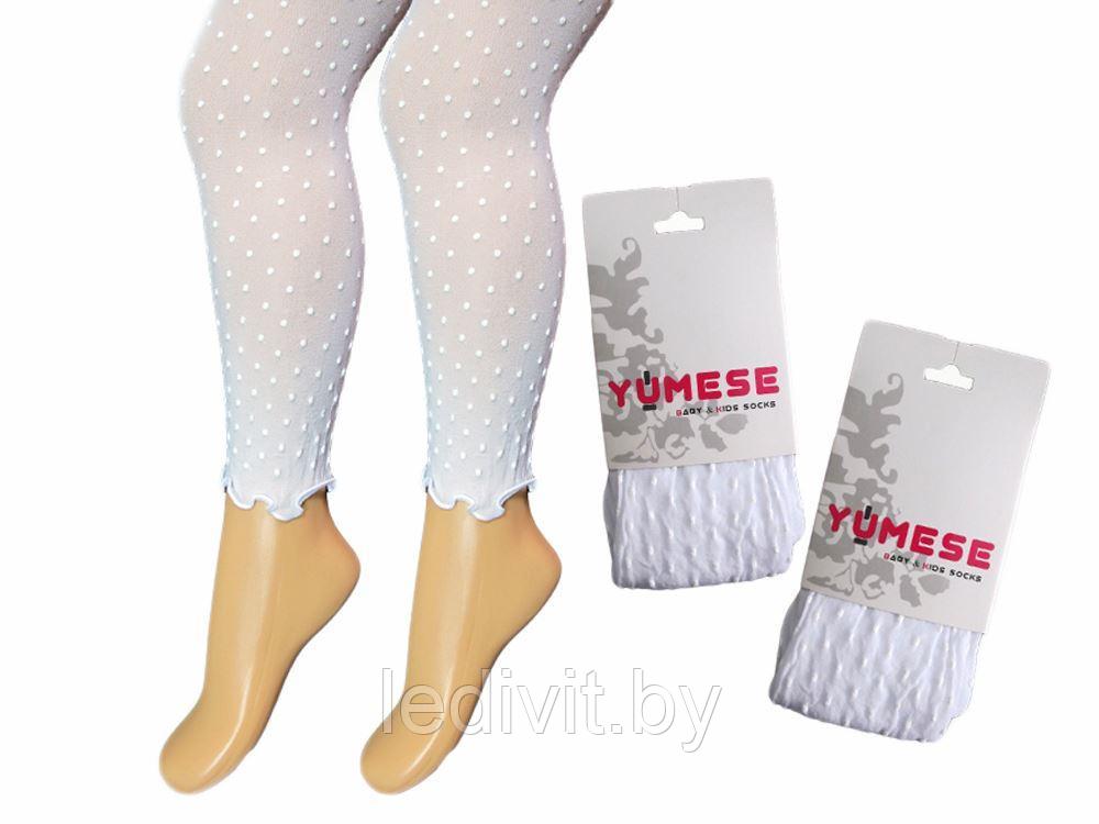 Лосины капроновые для девочки белые- фото2
