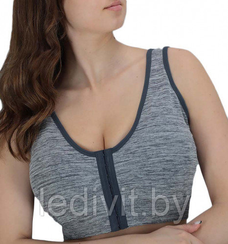 Топик Арт:8430 /6 Blue Rose Размер:52-56 бесшовный с застежкой спереди