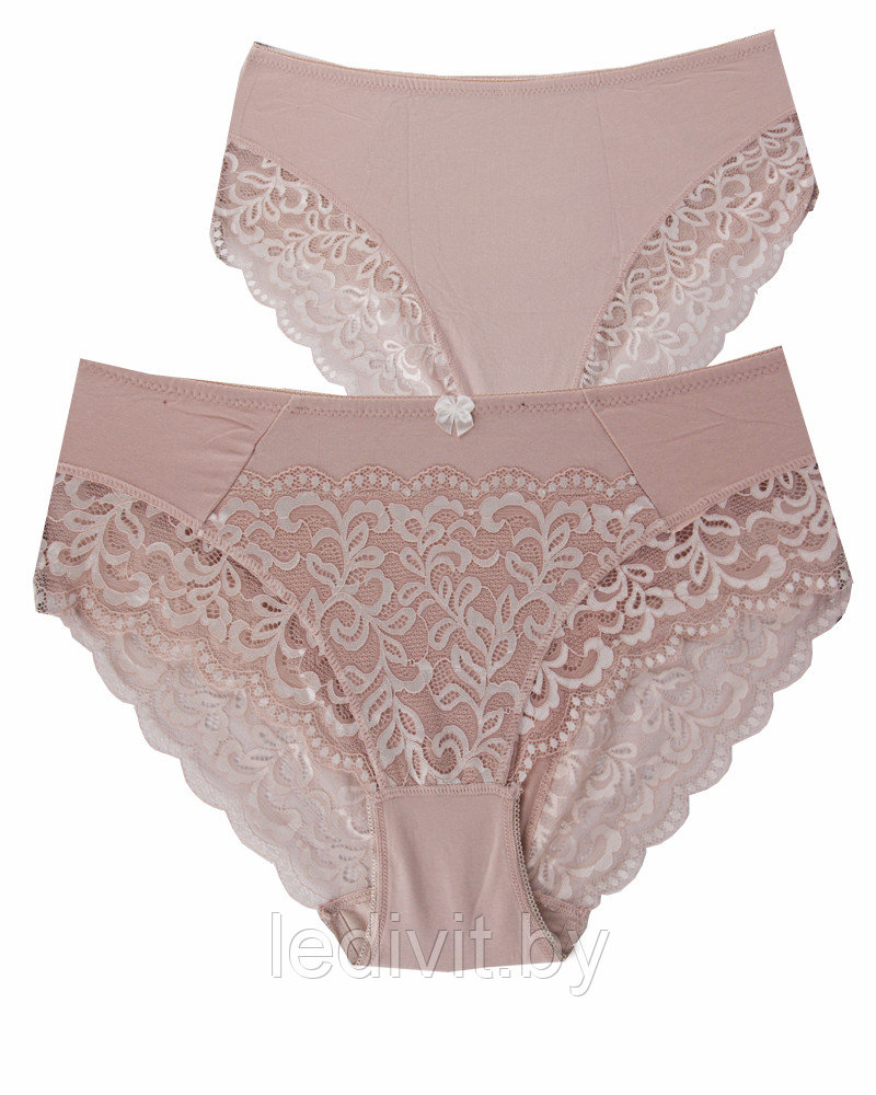 Женские кружевные трусы слипы (большие размеры)