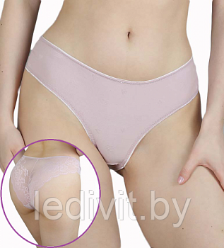 Плавки Арт:204 Lavolli Размер:44-48 хлопок с нежным рисунком в тон изделия