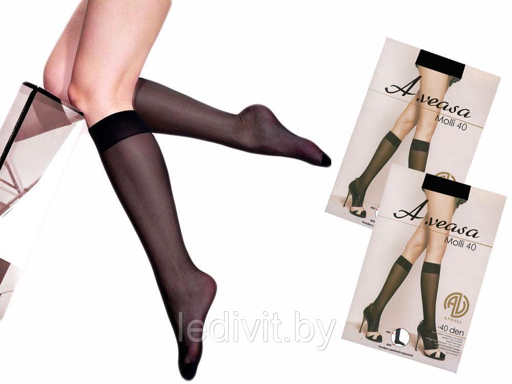 Гольфы женские черные капроновые 40 DEN- фото2