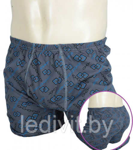 Трусы Арт:5435 /5 семейные цветные Размер:48-56 хлопок