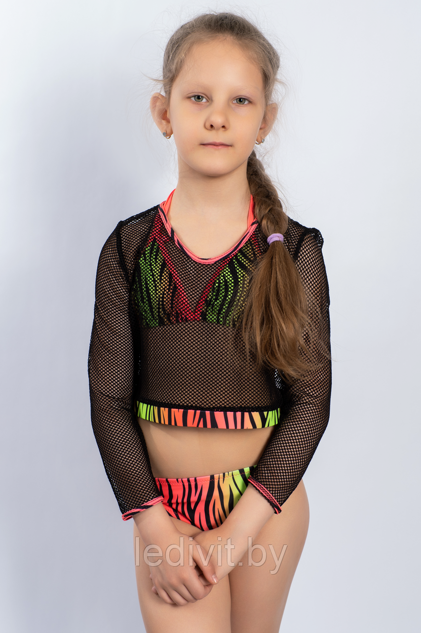 Купальник детский FW.WORLD артикул: FWWZ8838 оптом из 82% ПА, 18% спандекс- фото10