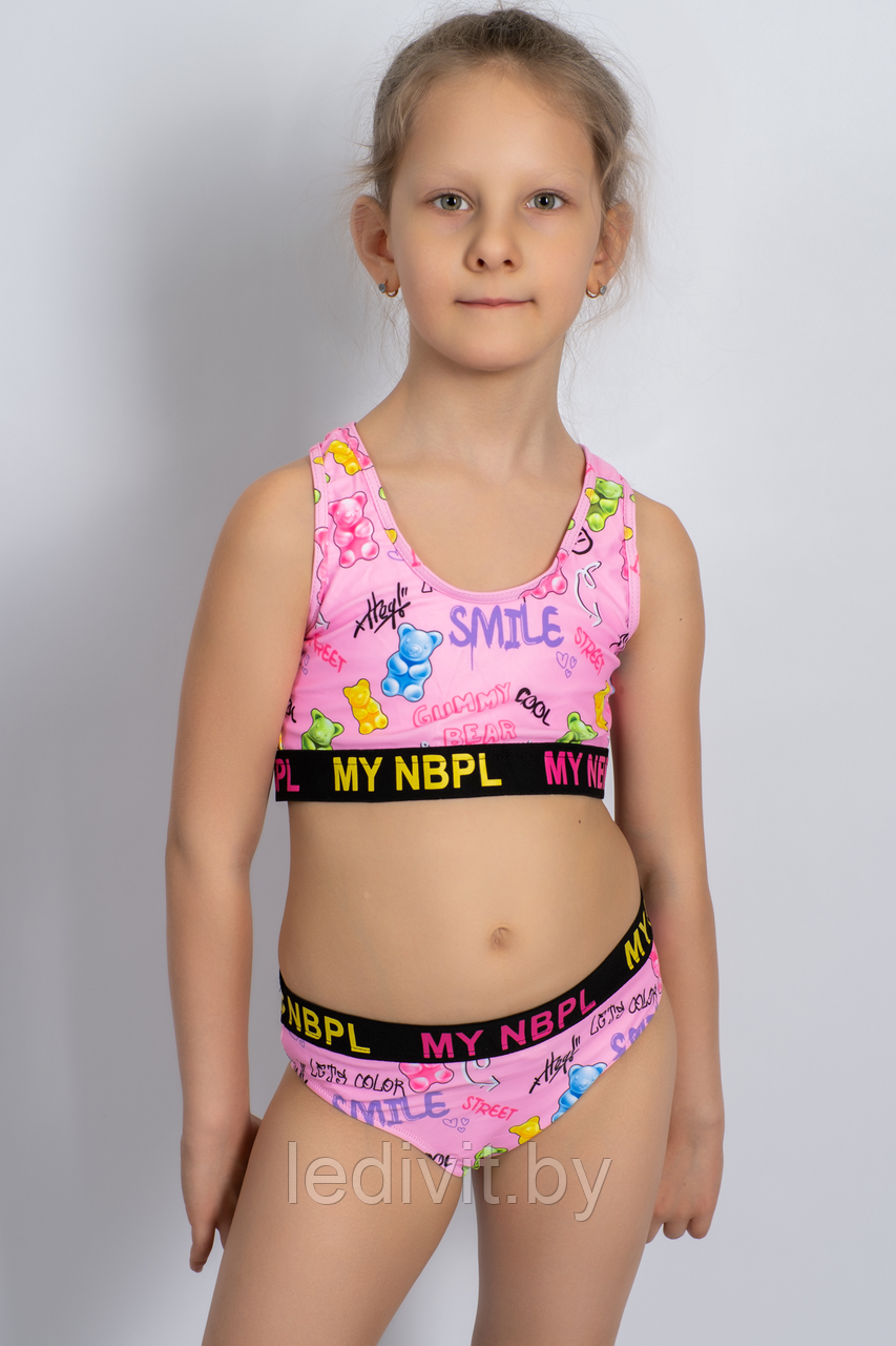 Купальник детский FW.WORLD артикул: FWWZ8878 оптом из 82% ПА, 18% спандекс- фото2