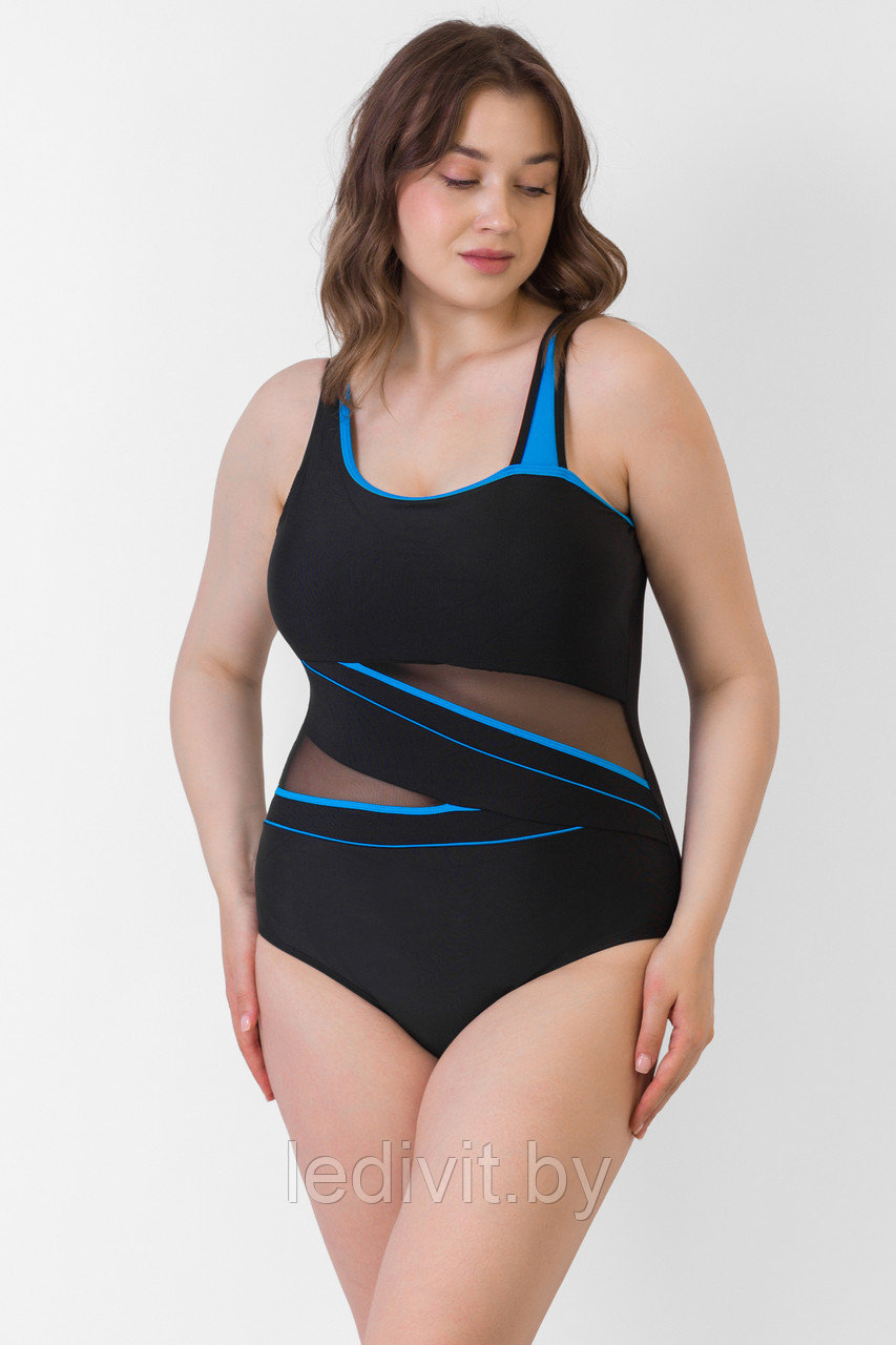 Слитный купальник Siman артикул: SN1231 из 82% нейлон, 18% эластан оптом- фото