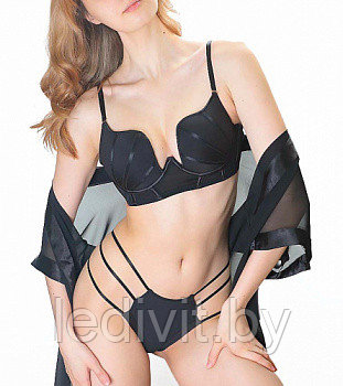 Комплект Арт:7162 Manniya Размер: В или С 80-85 черный