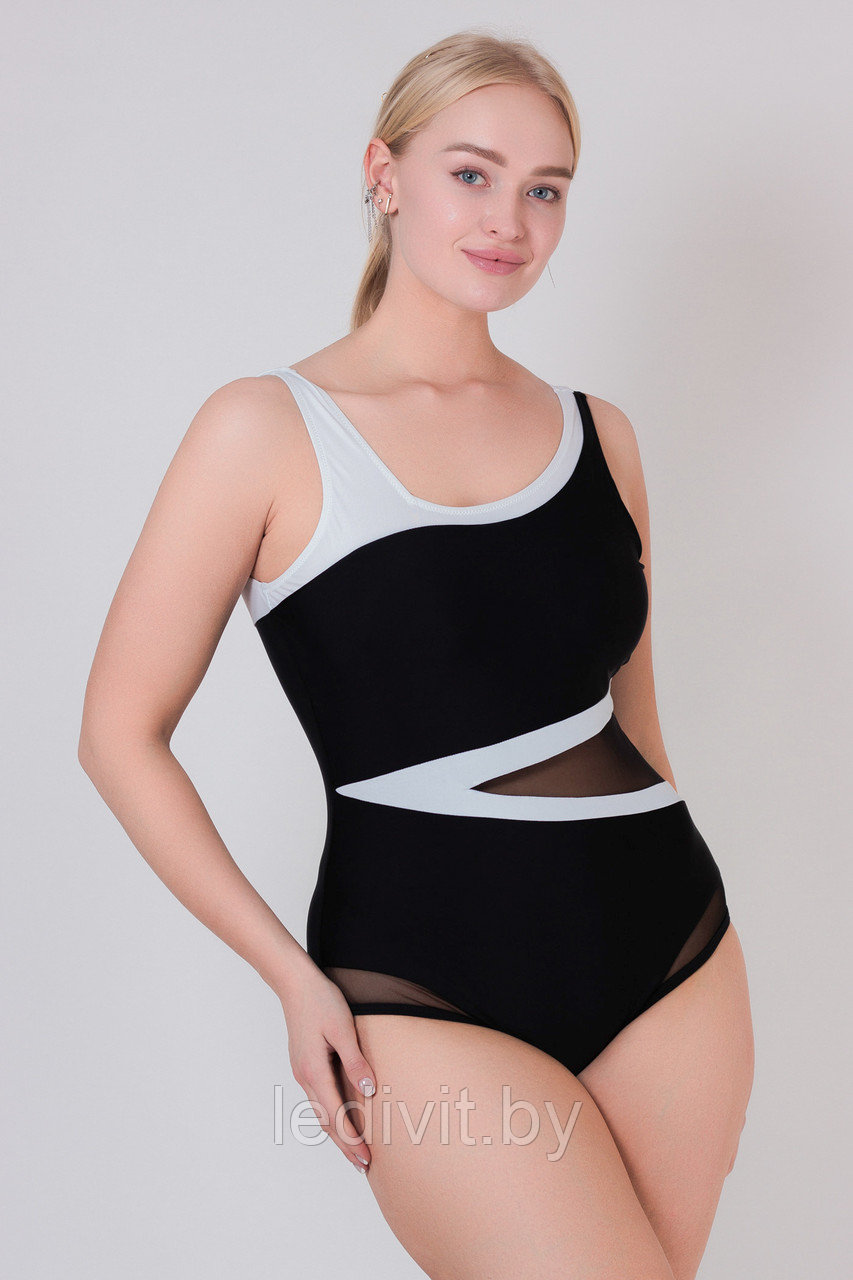 Слитный купальник Siman артикул: SN1230 из 82% нейлон, 18% эластан оптом- фото