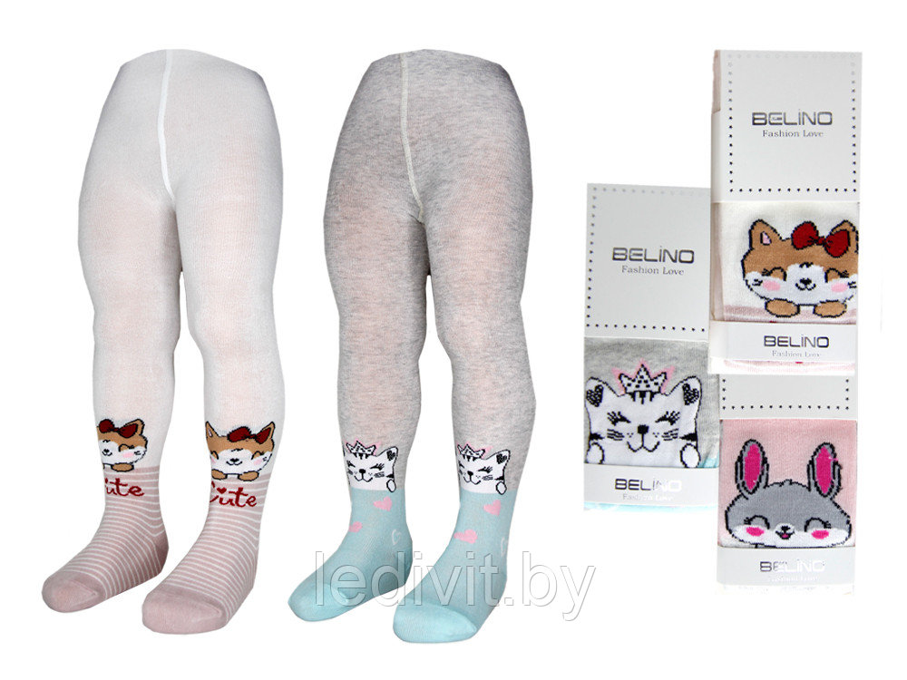 Колготки для девочки с рисунком- фото2