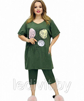 Пижама Арт:042 хаки Размер:56-64