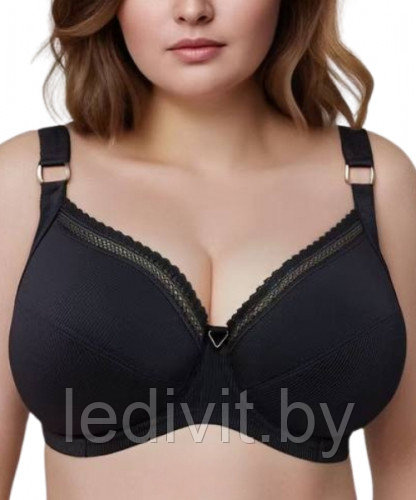 Бюстгальтер Арт:9018 ORIETTA AVEC Размер:G 80-100 тонкий в РУБЧИК, внутри на хлопке