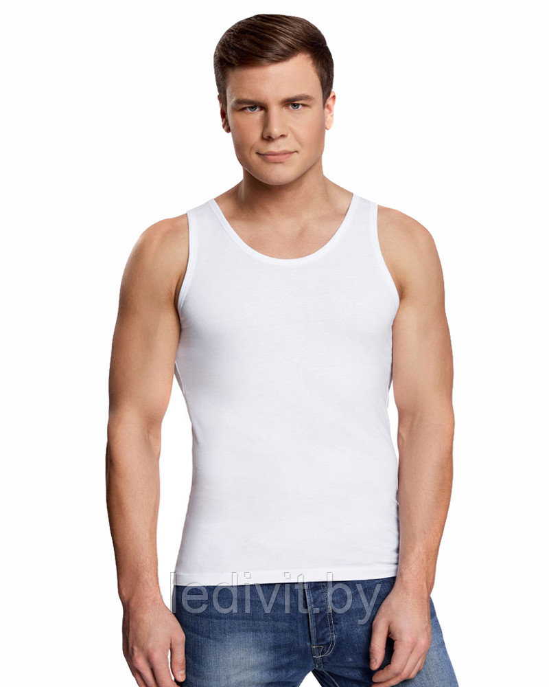 Майка мужская белая