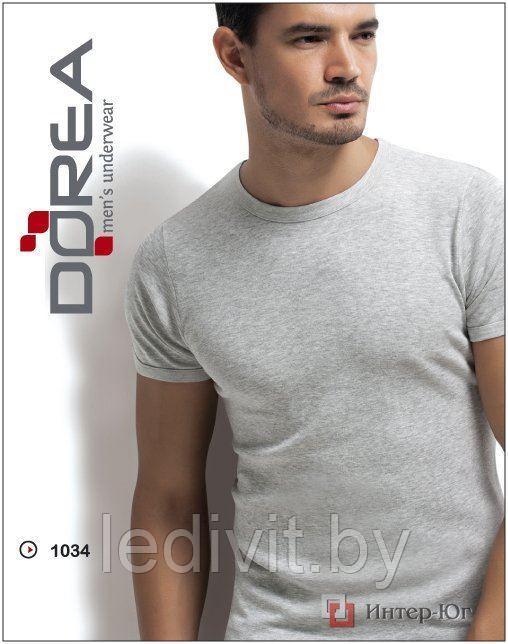 Футболка мужская серая (рибана)- фото2