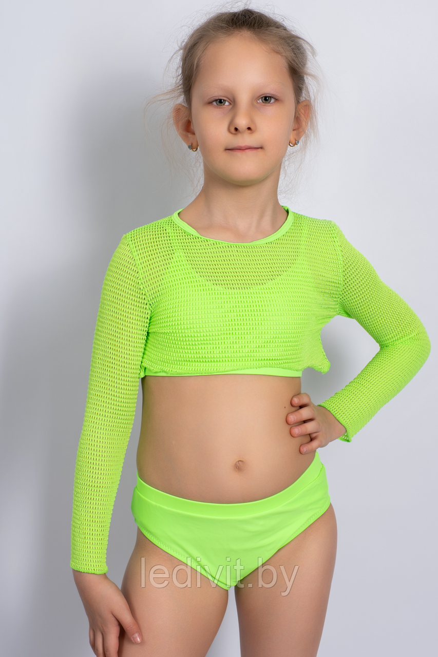 Купальник детский FW.WORLD артикул: FWWZ3348 оптом из 82% ПА, 18% спандекс- фото8