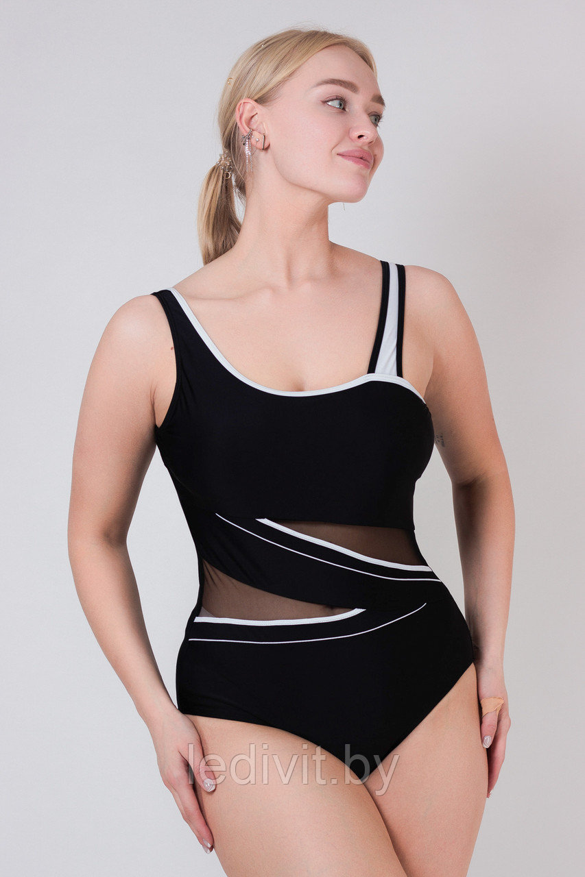 Слитный купальник Siman артикул: SN1231 из 82% нейлон, 18% эластан оптом- фото2