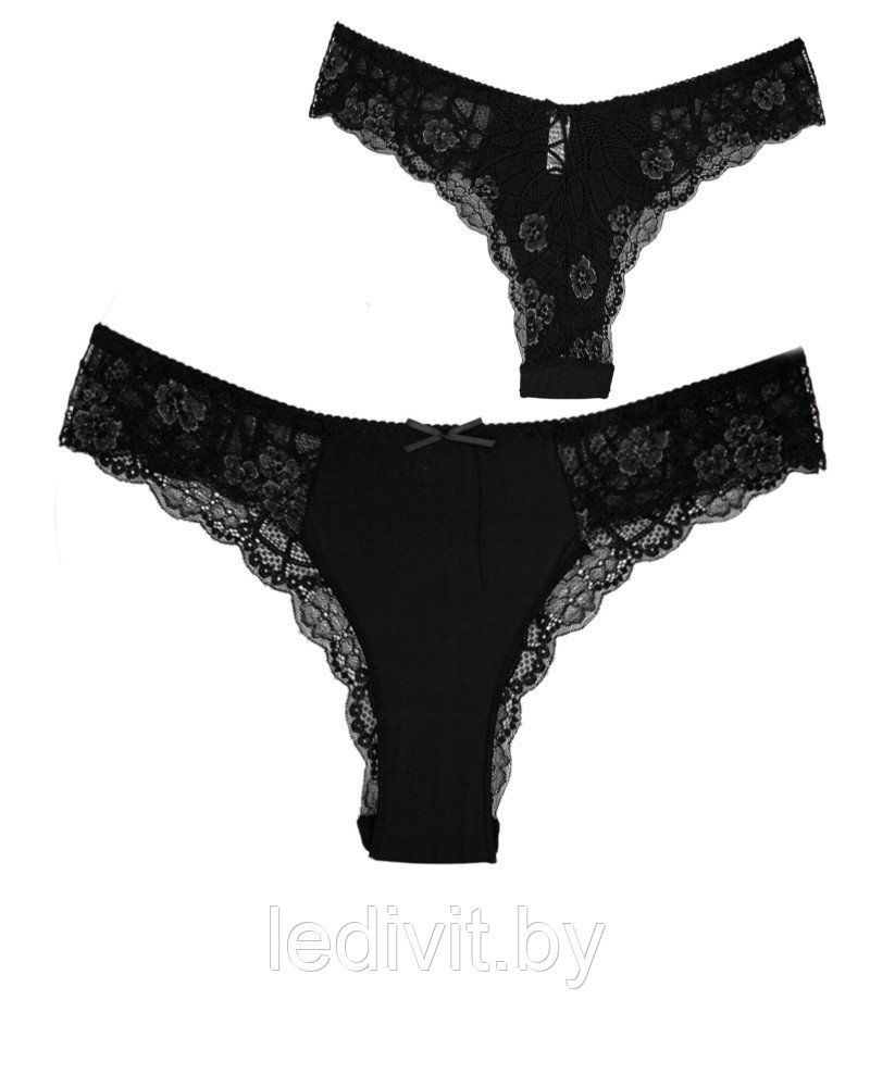 Трусы женские бикини кружевные