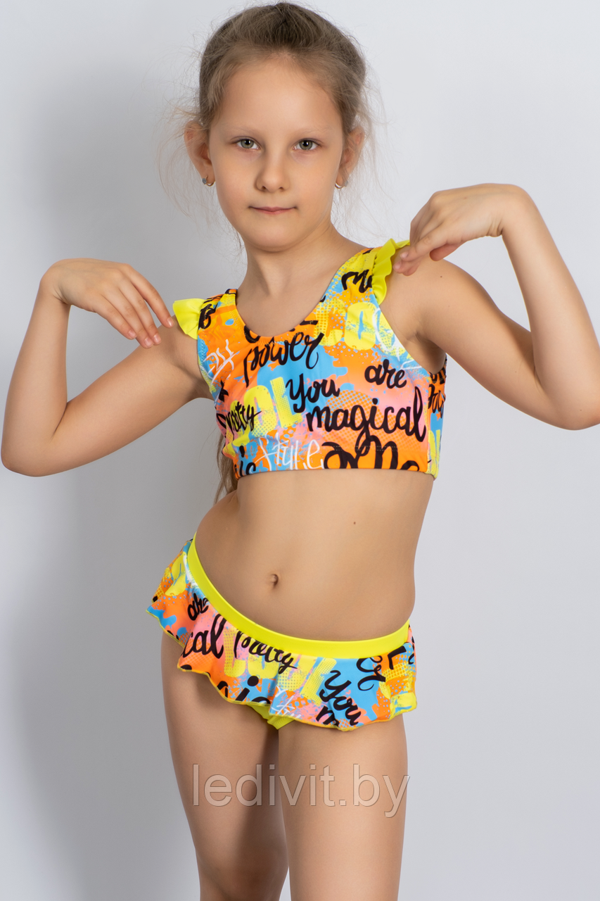 Купальник детский FW.WORLD артикул: FWWZ8807 оптом из 82% ПА, 18% спандекс- фото3