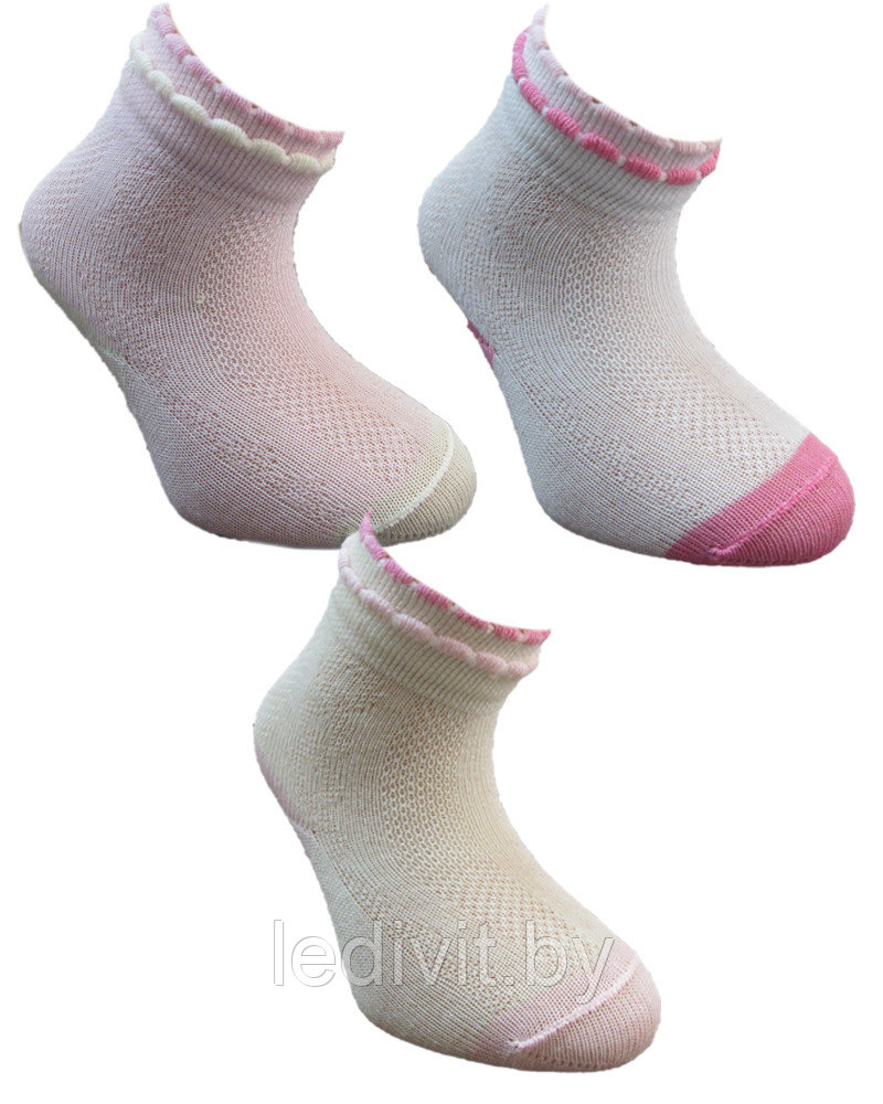 Носочки для девочки с сеточку- фото