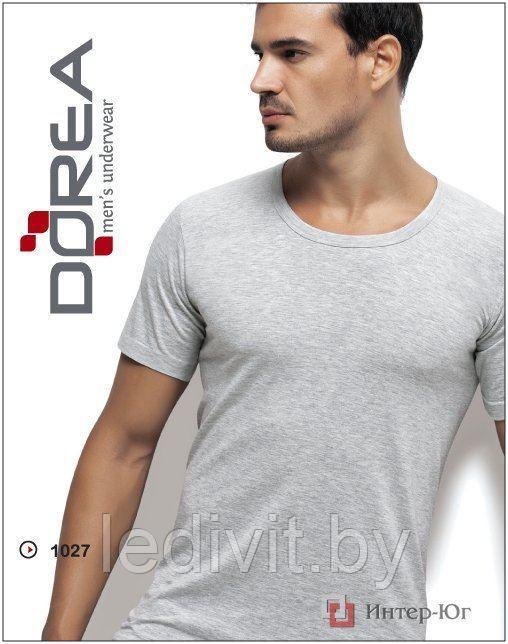 Футболка мужская серая  (супрем)- фото2