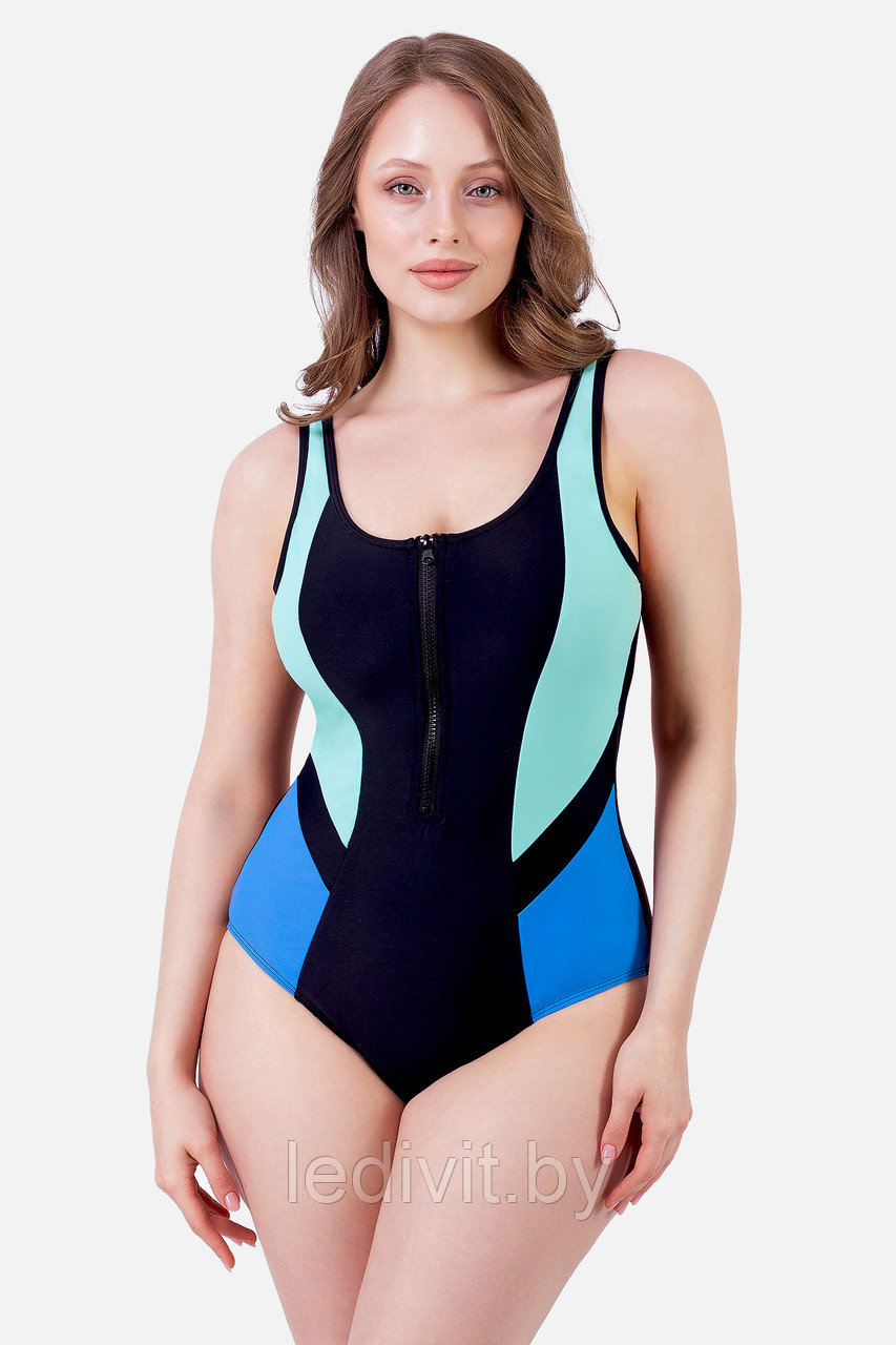 Слитный купальник Siman артикул: SN0713 из 82% нейлон, 18% эластан оптом