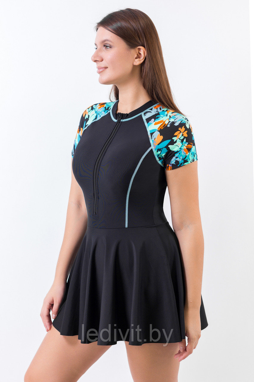 Слитный купальник Siman артикул: SN3070 из 82% нейлон, 18% эластан оптом- фото7