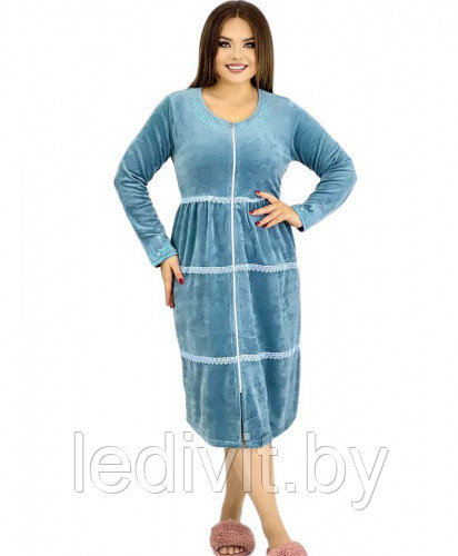 Халат Арт:20636 велюр хлопок Размер:48-52