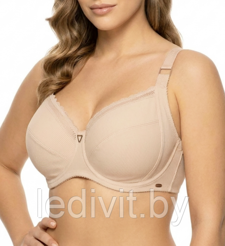 Бюстгальтер Арт:9018 ORIETTA AVEC Размер:E 80-100 тонкий в РУБЧИК, внутри на хлопке