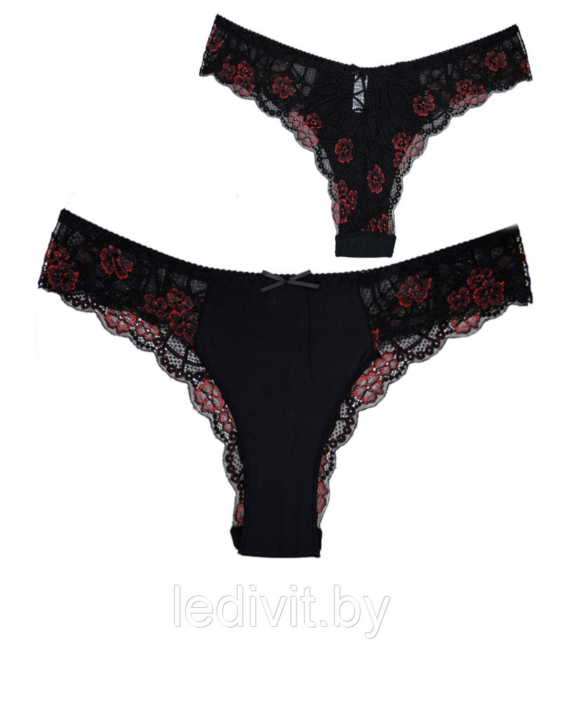 Трусы женские бикини кружевные