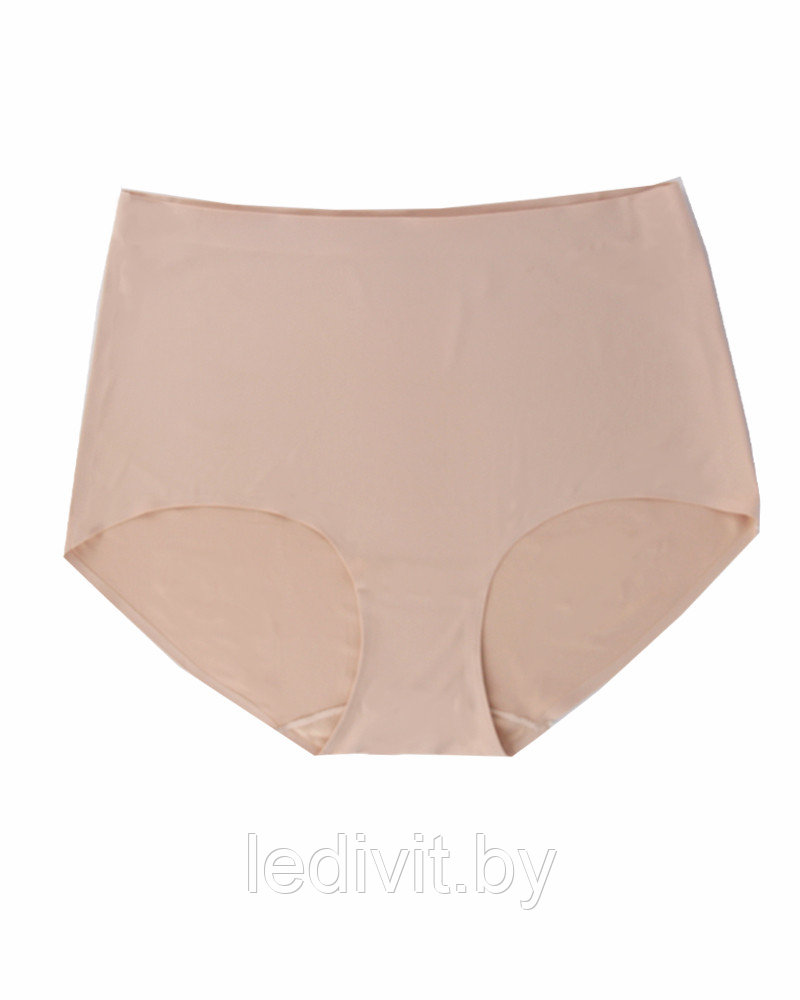 Трусы женские слипы с высокой посадкой бесшовные (большие размеры)