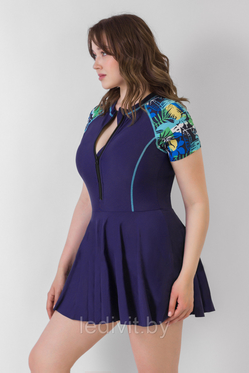 Слитный купальник Siman артикул: SN3070 из 82% нейлон, 18% эластан оптом- фото3