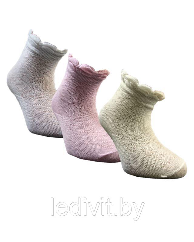 Носочки для девочки жаккардовые- фото